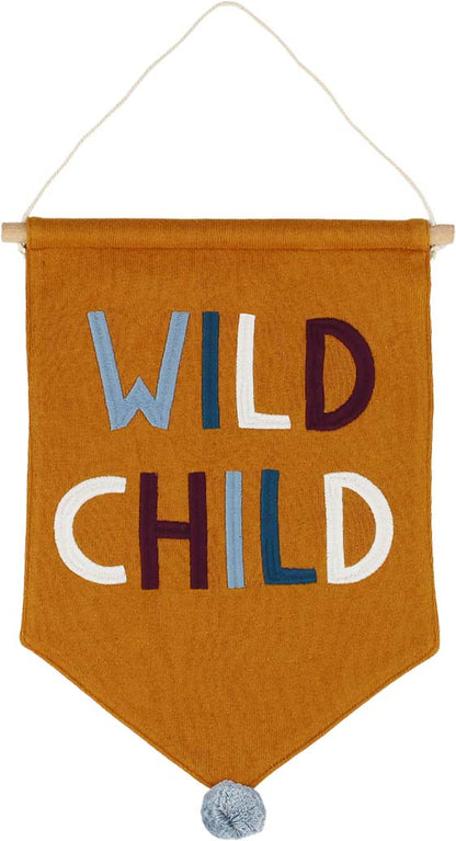 WILD CHILD | Wandbehang | Girlande | Kinderzimmerdeko