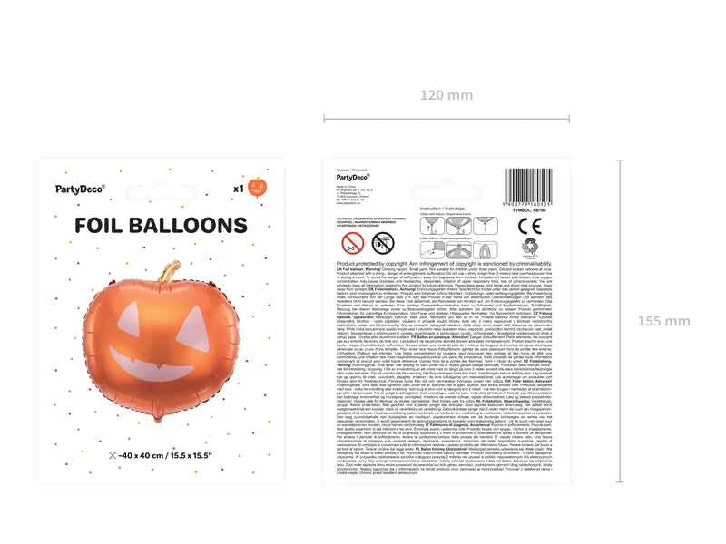 Halloween-Kürbis | Folienballon