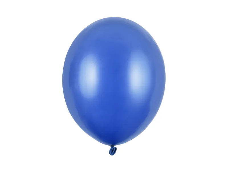 Latexballon 10 Stk. | Metallic Blue | Ø 30cm | Partydeco