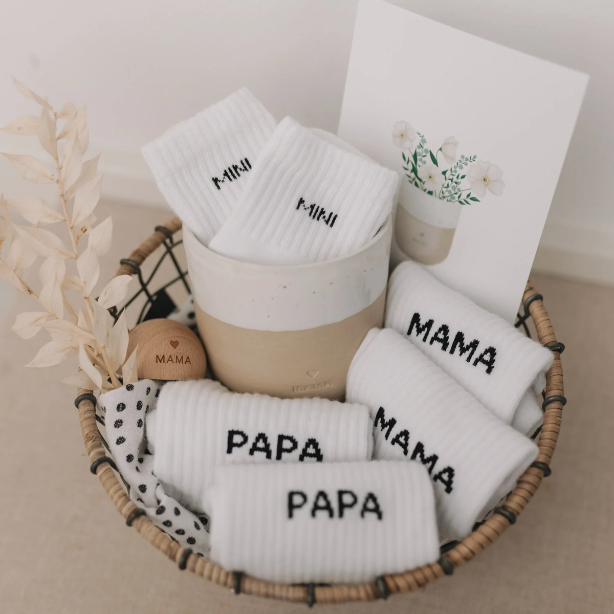 Mini-Socken Baby | Eulenschnitt | Schwangerschaft