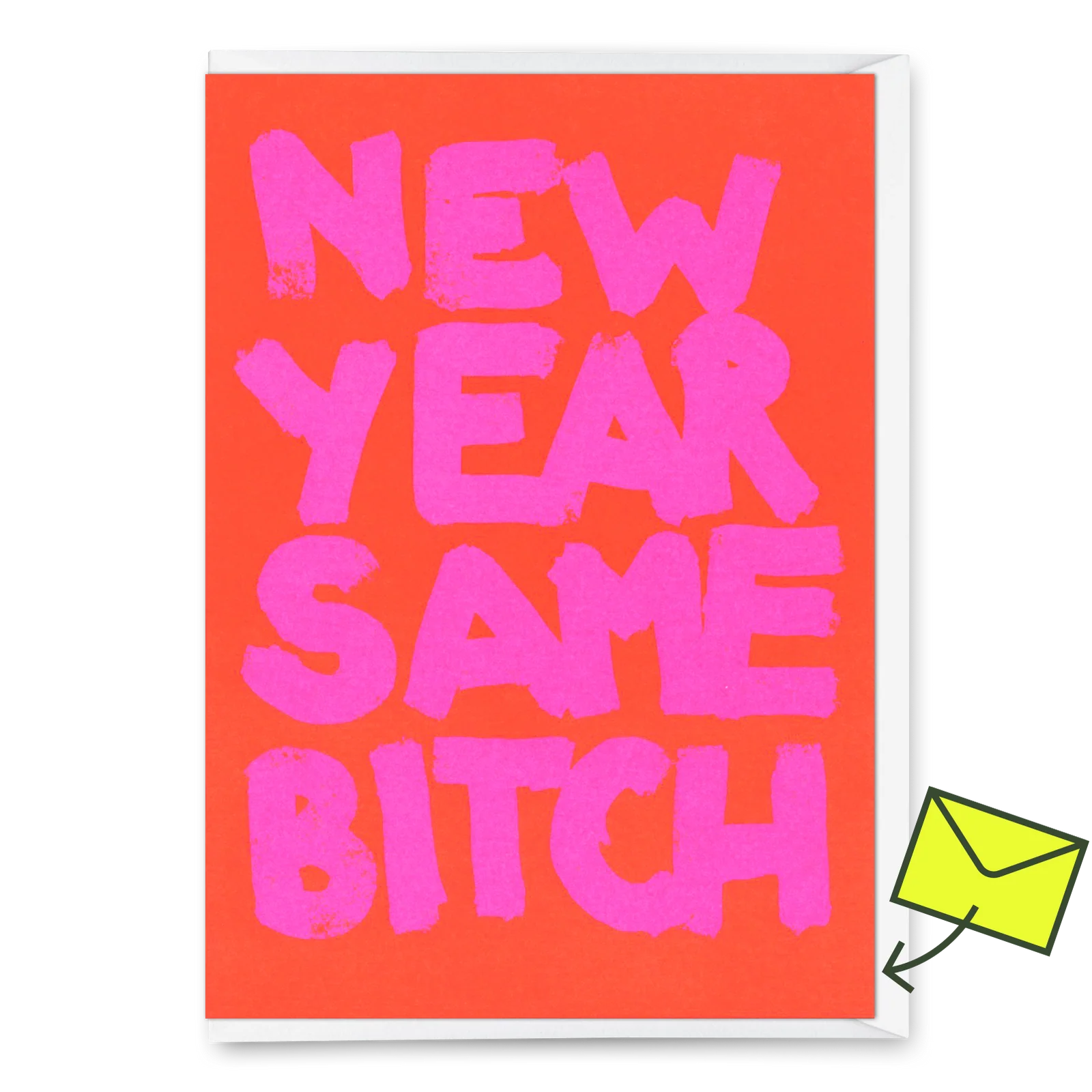Grußkarte "Same bitch" | Lustige Klappkarte mit Spruch zum Geburtstag