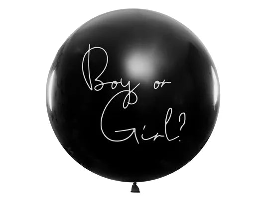 Genderballon gefüllt mit Konfetti | Boy or Girl | Genderreveal | FARBE: BLAU