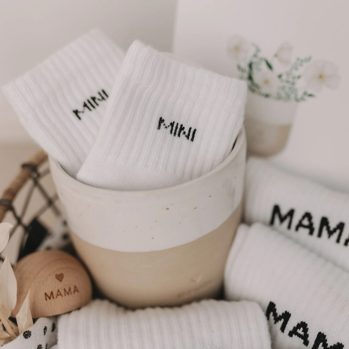 Mini-Socken Baby | Eulenschnitt | Schwangerschaft