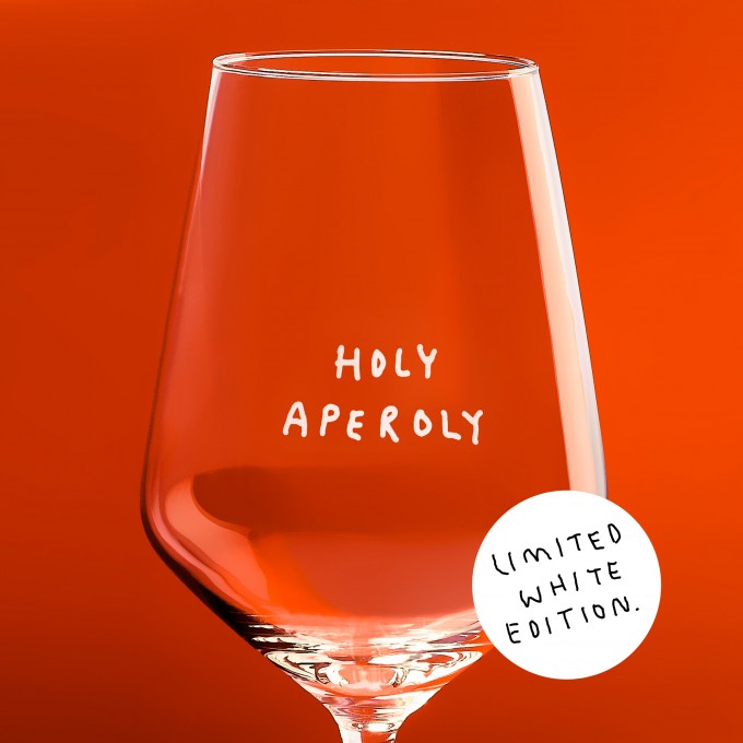 Holy Aperoly | LIMITED EDITION in WEIß | Aperol-Liebhaber | für die beste Freundin | selekkt