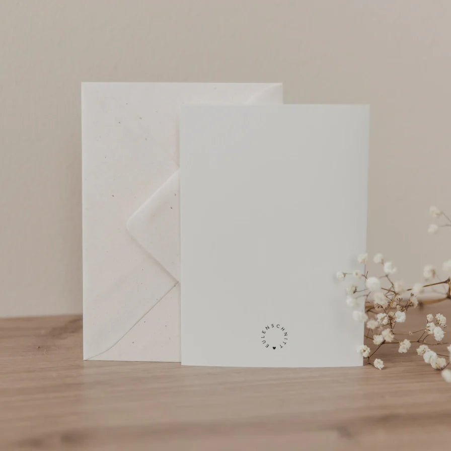 Klappkarte Wunscherfüller | Postkarte | Eulenschnitt