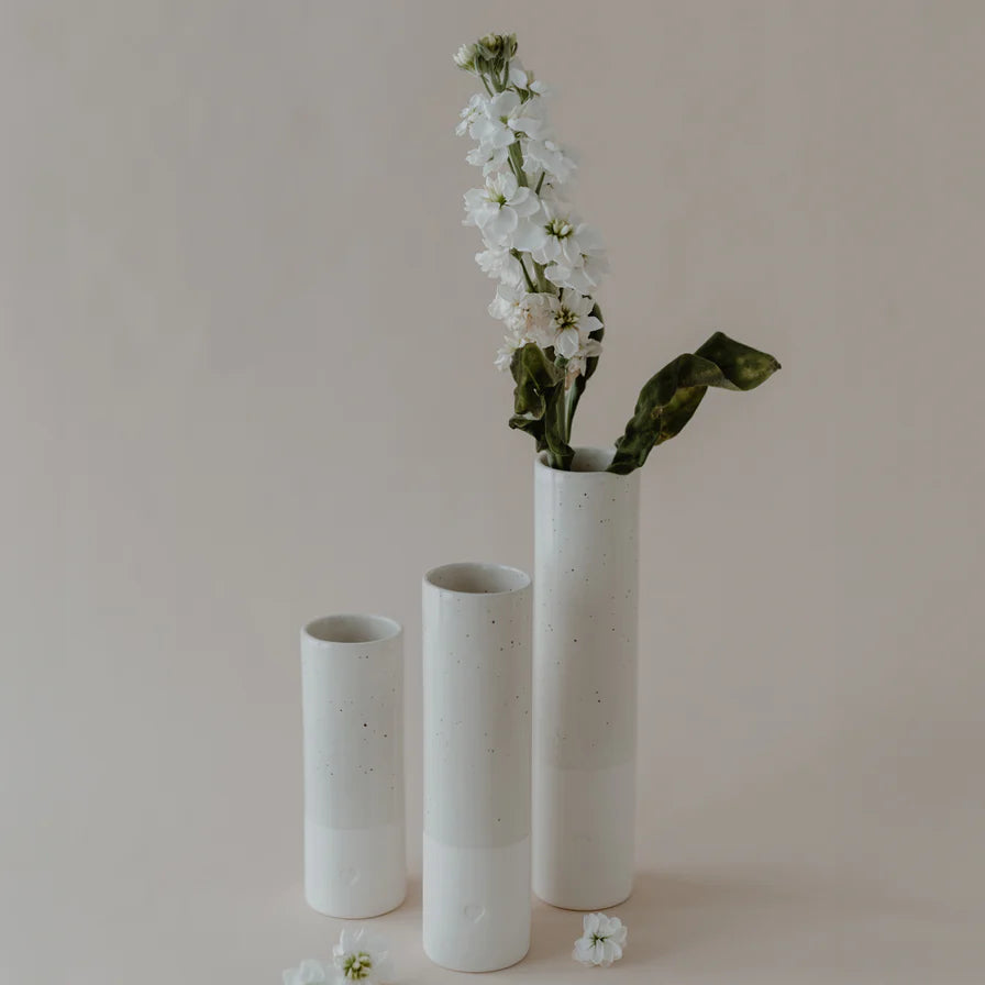 Vase "HERZ" | Eulenschnitt | mittel | 5,5x19,5cm |