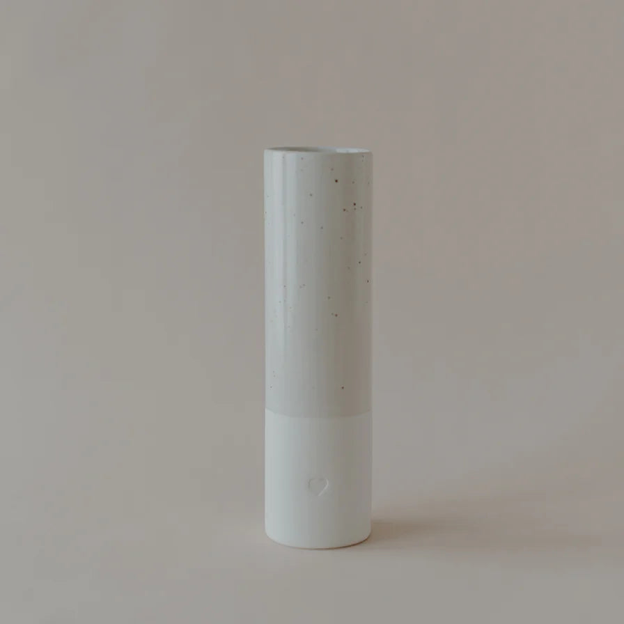 Vase "HERZ" | Eulenschnitt | mittel | 5,5x19,5cm |