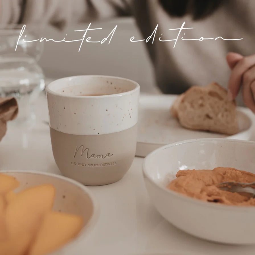 Limitierter Becher Mama Du bist wundervoll | Eulenschnitt Kollektion