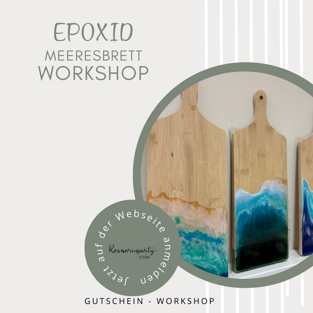 Gutschein EPOXID-MEERESBRETT WORKSHOP