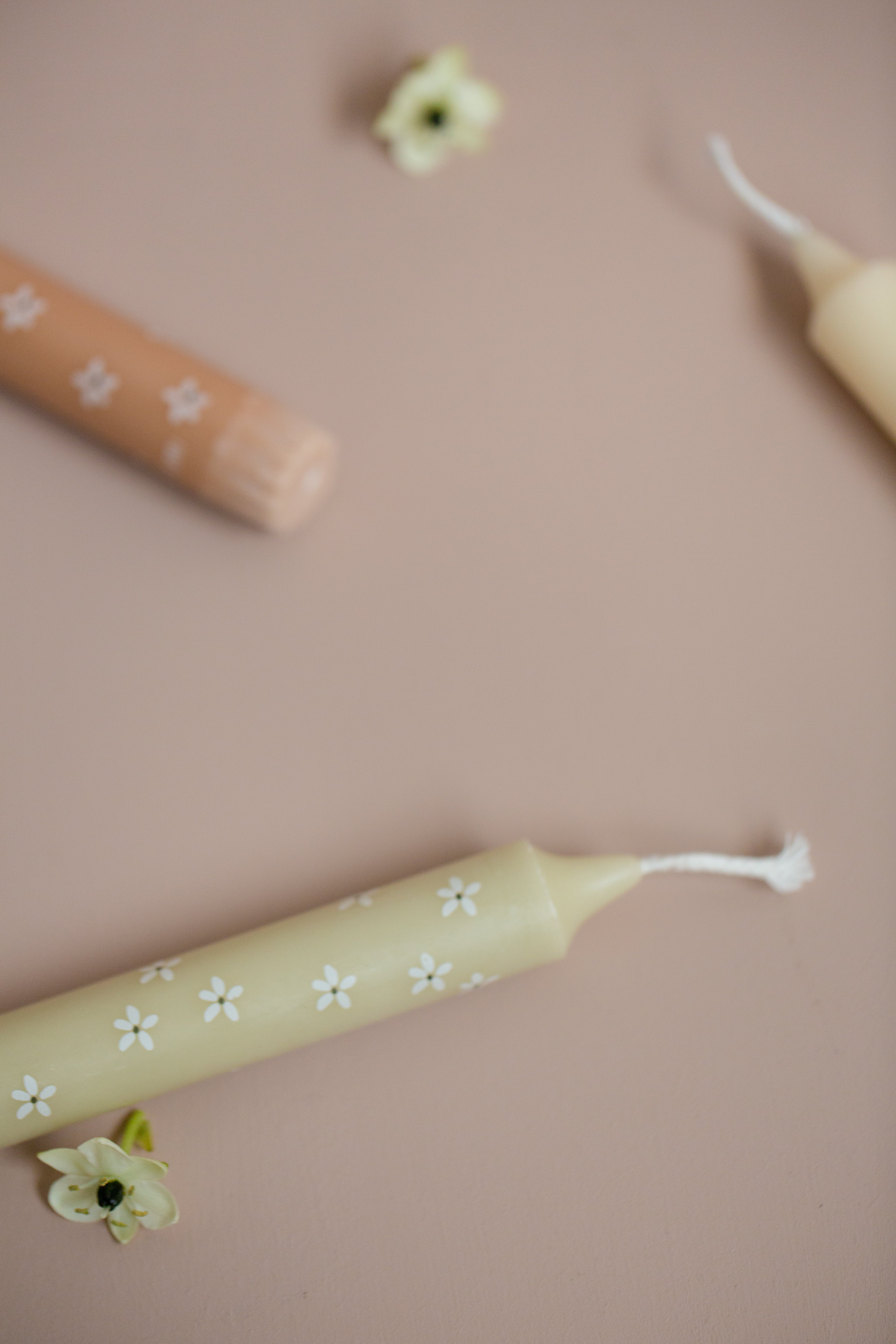 Flower Summer - Stabkerze | Rustik Lys | Blümchen