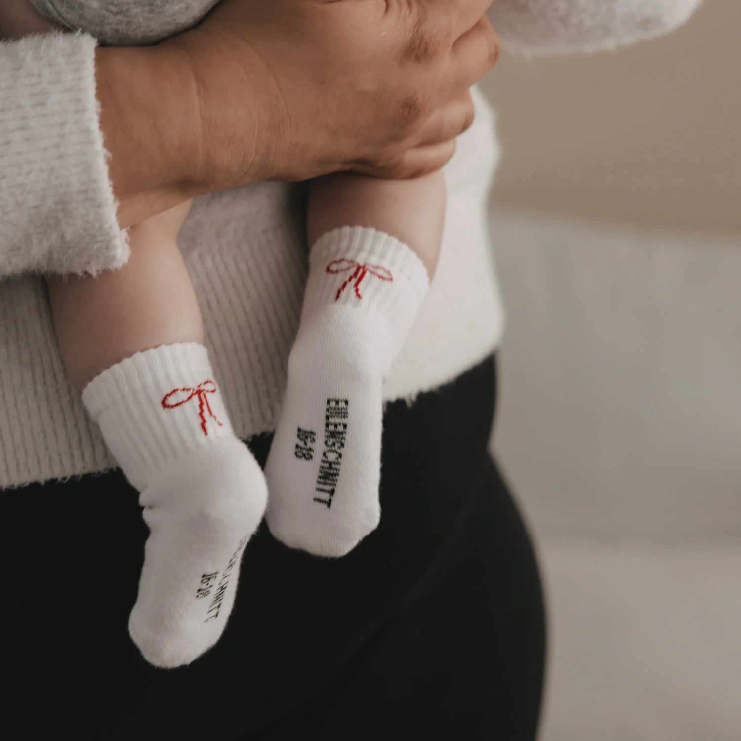 Unser Geschenk-Socken Baby | Eulenschnitt | Schwangerschaft (Kopie)