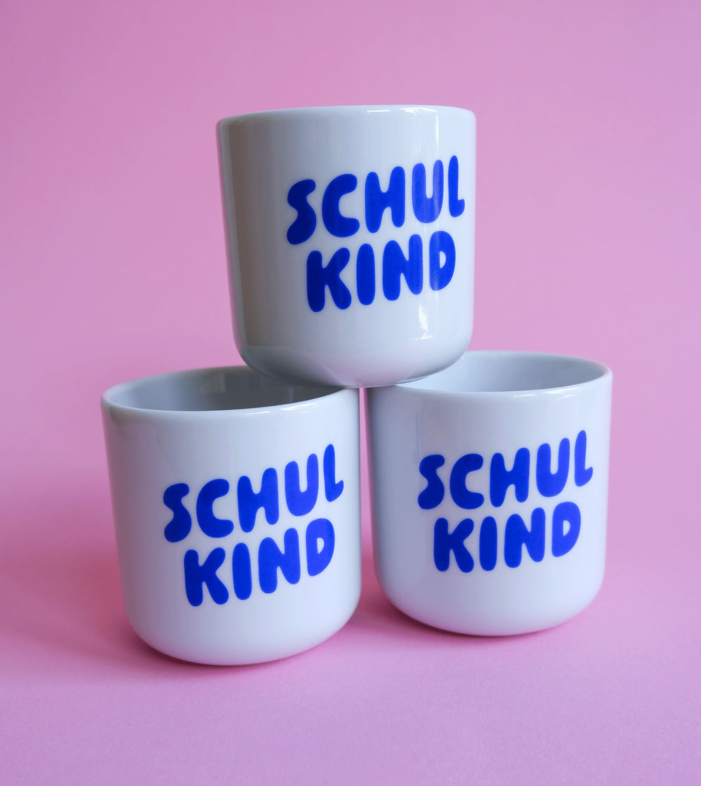 Schulkind Becher | blau| TINYDAY