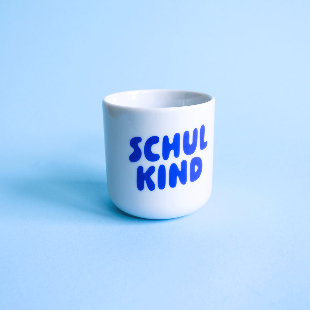 Schulkind Becher | blau| TINYDAY