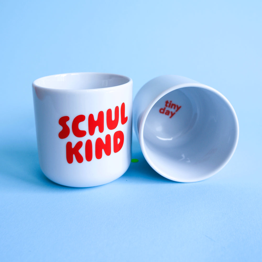 Schulkind Becher | rot | TINYDAY