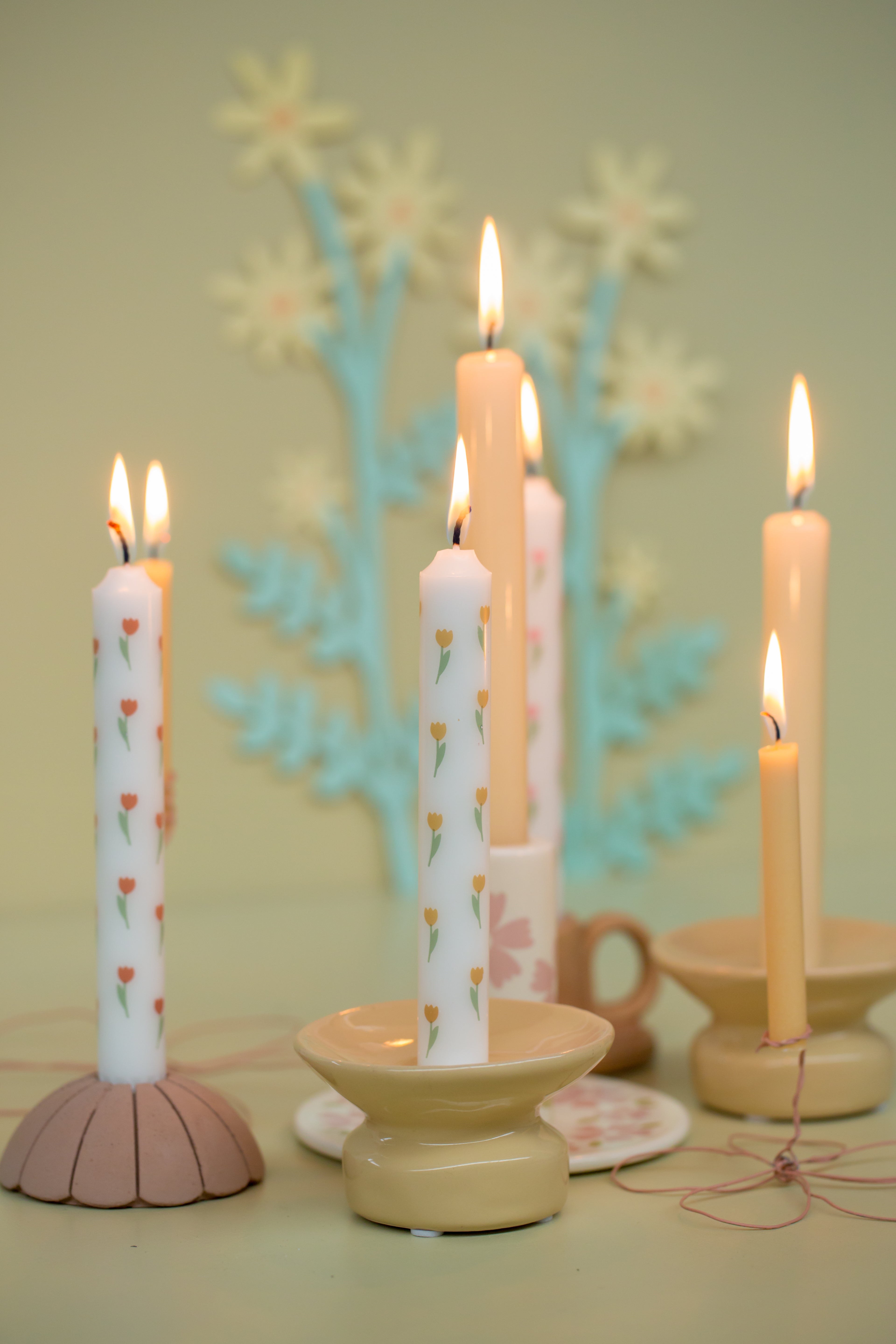 Tulips - Stabkerze | Rustik Lys | Tulpen