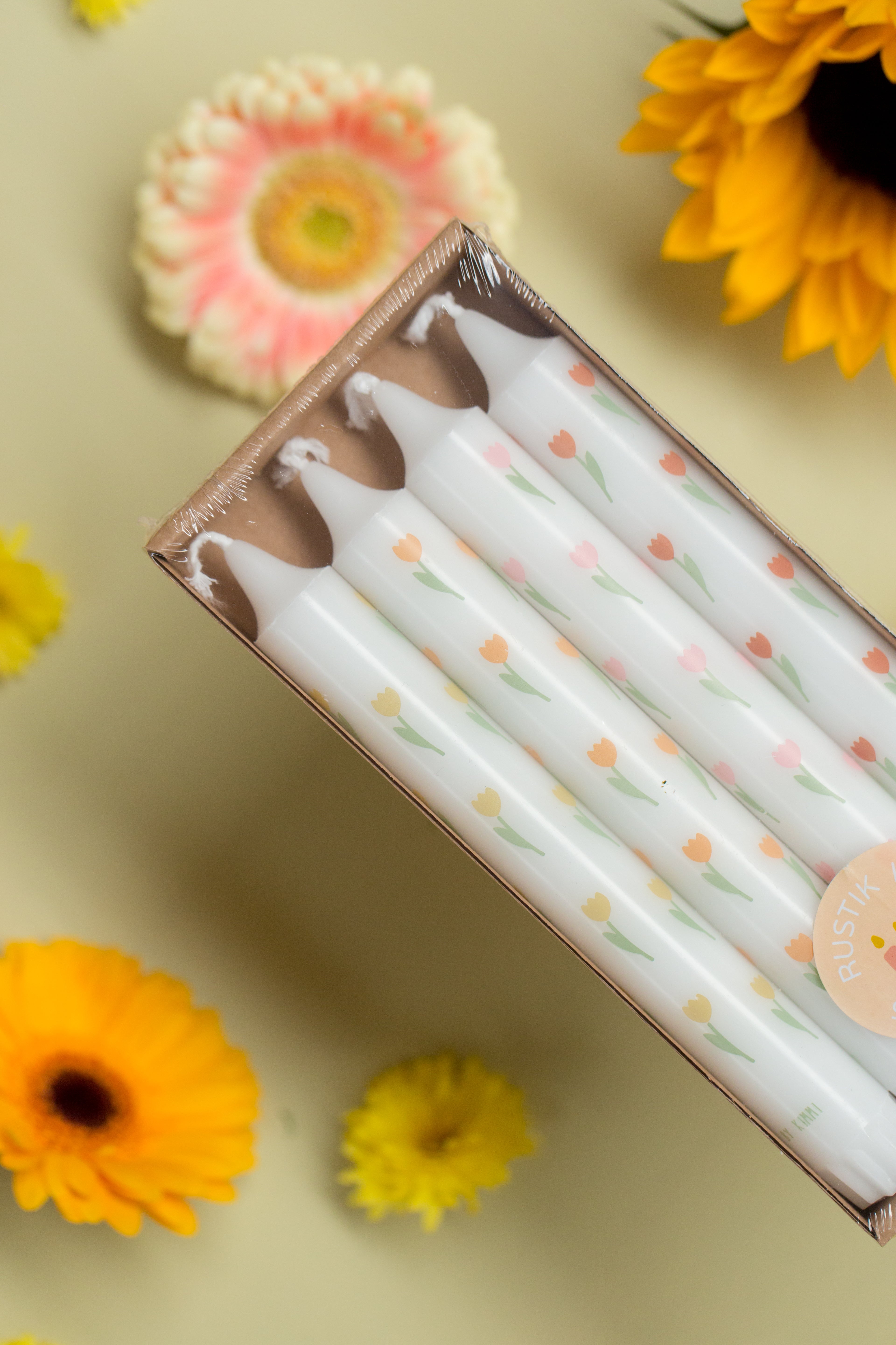 Tulips - Stabkerze | Rustik Lys | Tulpen