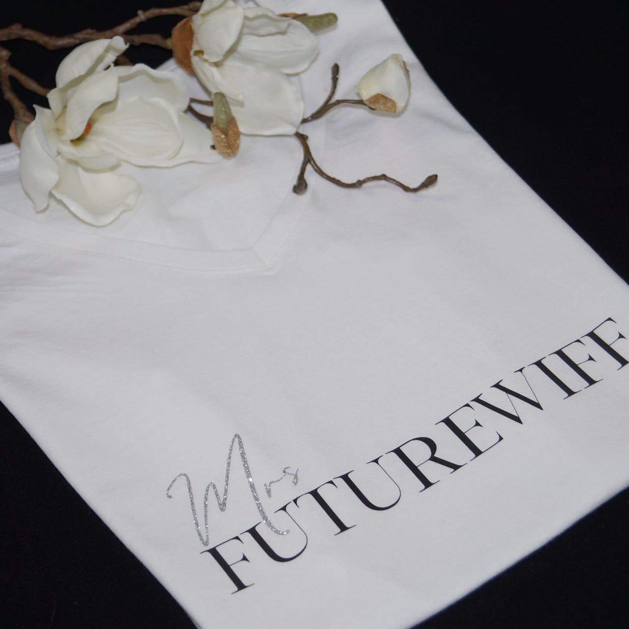personalisiertes mrs futurewife shirt mit wunschaufdruck