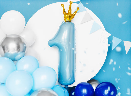 1. Geburtstag | Ballon | blau