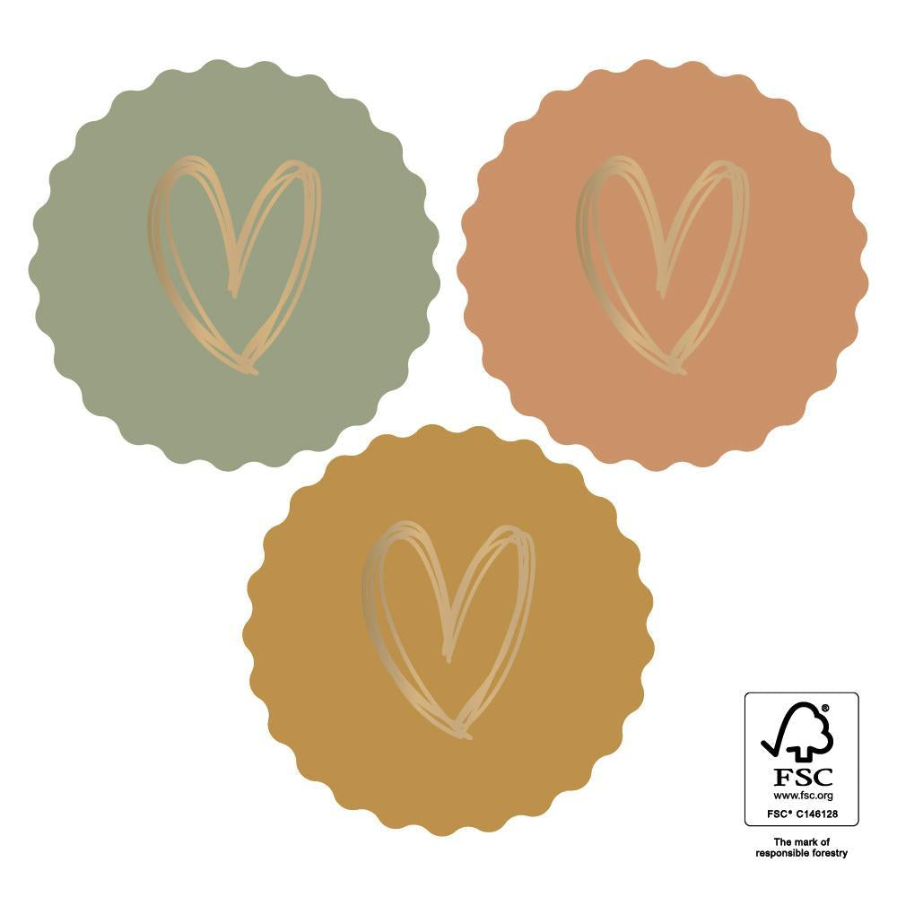 Sticker Herz bunt