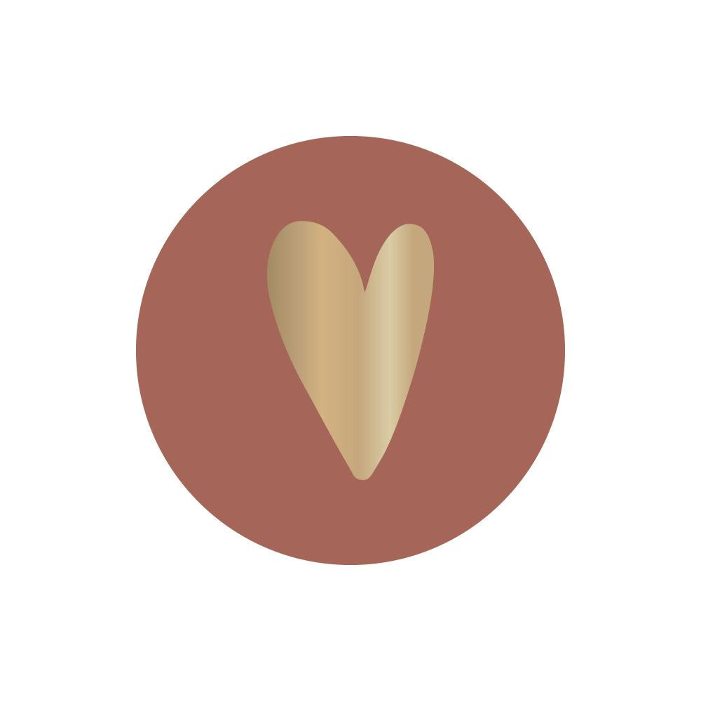 Sticker autumn Heart