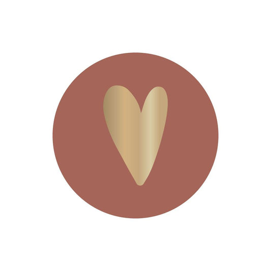 Sticker autumn Heart