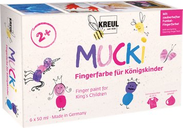 Fingerfarben für kleine Königskinder
