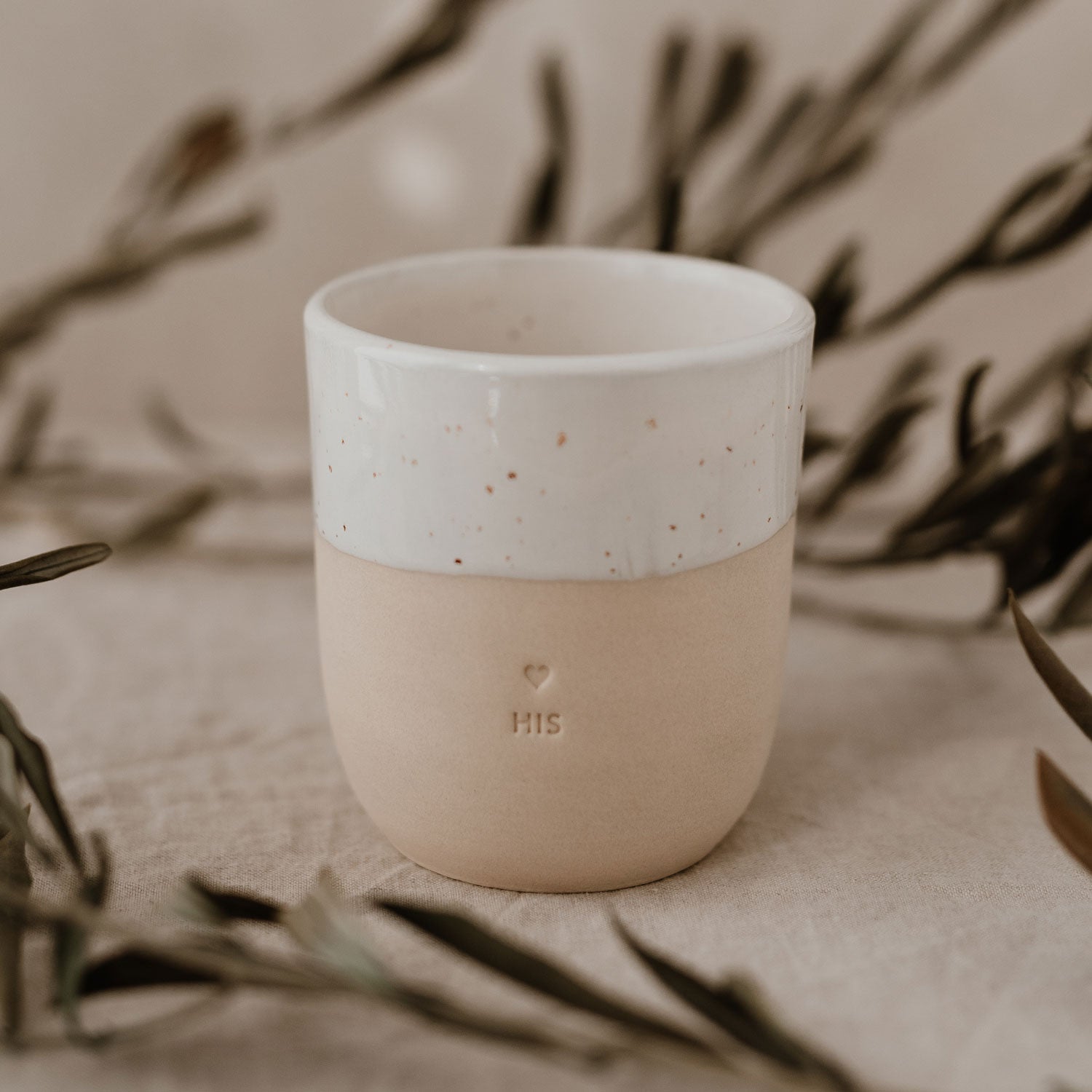 Hers Becher Eulenschnitt